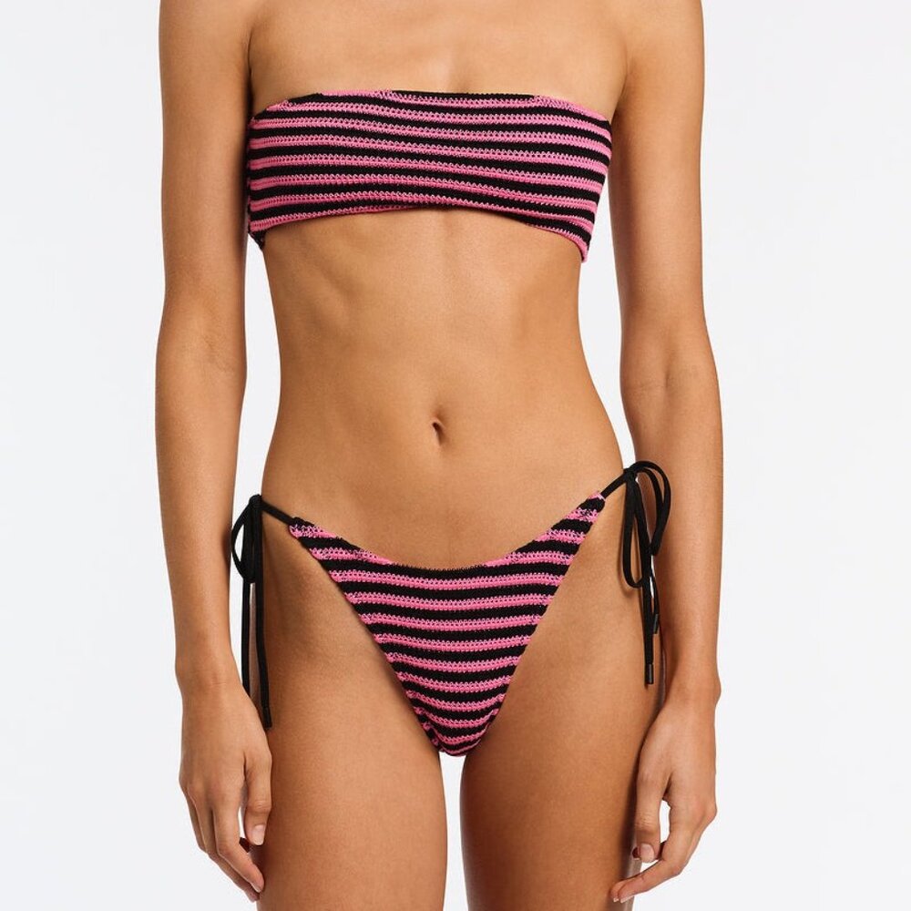 Triangl Swimwear Kaya Crochet Bandeau Bikini SET - Caro - Size Large - Picture 2 of 7